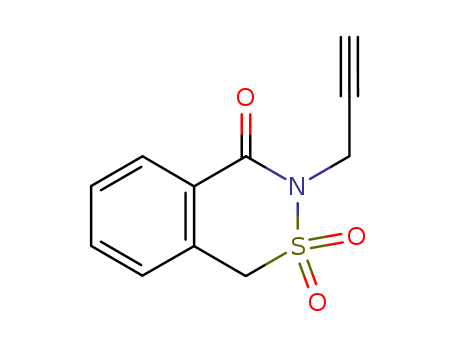3-PROPARGYL-1H-2,3-BENZOTHIAZIN-4(3H)-ONE 2,2-DIOXIDE
