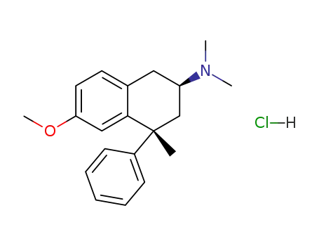 6-메톡시-N,N,4-트리메틸-4-페닐-테트랄린-2-아민 염산염