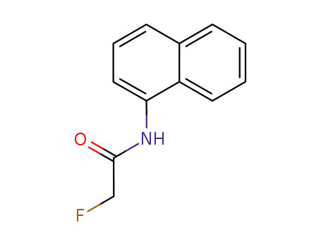 Molecular Structure of 318-85-4 (2-Fluoro-N-(1-naphtyl)acetamide)