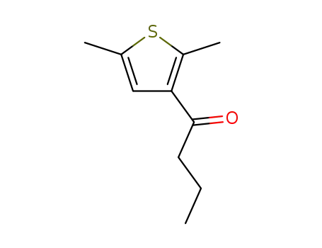 Molecular Structure of 500891-66-7 (1-(2,5-dimethylthiophen-3-yl)butan-1-one)
