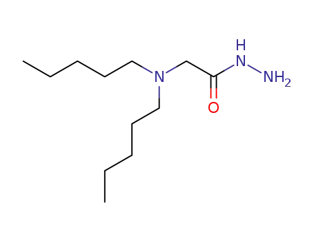 Molecular Structure of 2644-38-4 (N,N-Dipentylglycine hydrazide)