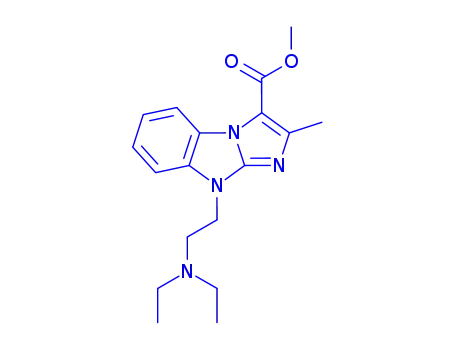 methyl 9-[2-(diethylamino)ethyl]-2-methyl-9H-imidazo[1,2-a]benzimidazole-3-carboxylate