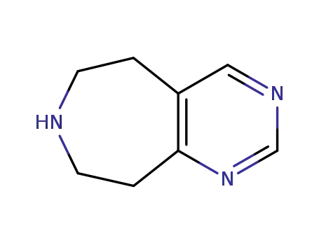 Molecular Structure of 31887-92-0 (5H-Pyrimido[4,5-d]azepine, 6,7,8,9-tetrahydro- (8CI))