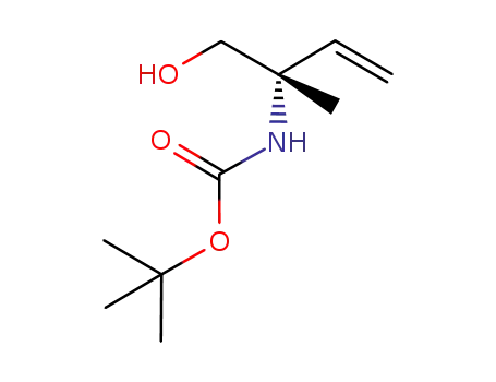 Molecular Structure of 263016-98-4 (Carbamic acid, [(1S)-1-(hydroxymethyl)-1-methyl-2-propenyl]-, 1,1-)