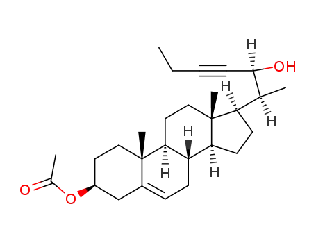 (22S)-3β-Acetoxy-27-norcholest-5-en-23-in-22-ol