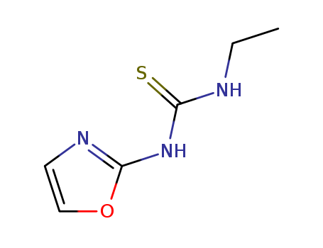 Thiourea,N-ethyl-N'-2-oxazolyl- cas  32093-89-3