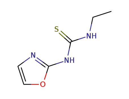 Molecular Structure of 32093-89-3 (1-ethyl-3-(1,3-oxazol-2-yl)thiourea)