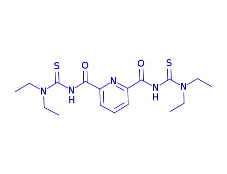 2,6-pyridinedicarboxamide, N~2~,N~6~-bis[(diethylamino)thioxomethyl]-