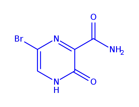 Molecular Structure of 259793-88-9 (6-bromo-3-hydroxypyrazine-2-carboxamide)