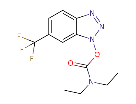 6-(trifluoromethyl)-1H-benzo[d][1,2,3]triazol-1-yl diethylcarbamate