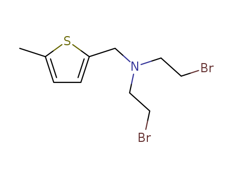 2-THIOPHENEMETHANAMINE,N,N-BIS(2-BROMOETHYL)-5-METHYL-