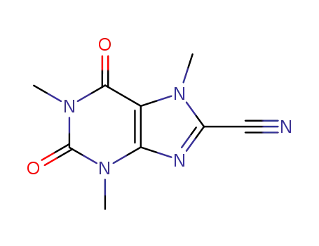 1,3,7-trimethyl-2,6-dioxo-2,3,6,7-tetrahydro-1H-purine-8-carbonitrile