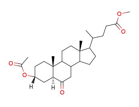 5α-cholanic acid-3α-ol-6-one acetate methyl ester