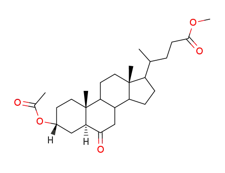 3-ALPHA-HYDROXY-6-OXO-5-ALPHA-CHOLAN-24-OIC ACID 메틸 에스테르 3-아세테이트