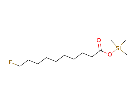 Molecular Structure of 26305-85-1 (10-Fluorodecanoic acid trimethylsilyl ester)