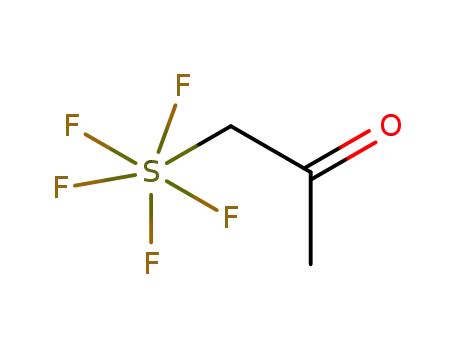 Molecular Structure of 2599-72-6 ((2-Oxopropyl)pentafluorosulfur(VI))
