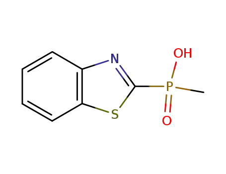 Phosphinic acid, 2-benzothiazolylmethyl- (9CI)