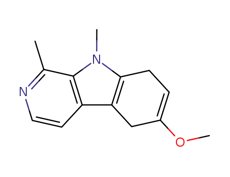 Molecular Structure of 31965-08-9 (6-methoxy-1,9-dimethyl-8,9-dihydro-5H-beta-carboline)