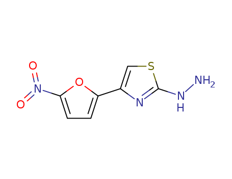 Thiazole,2-hydrazinyl-4-(5-nitro-2-furanyl)- cas  26049-68-3
