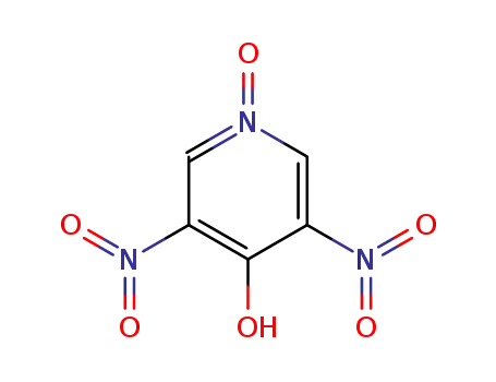 Molecular Structure of 31872-58-9 (3,5-DINITRO-4-HYDROXYPYRIDINE N-OXIDE)