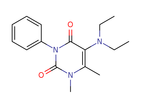 5-Diethylamino-1,6-dimethyl-3-phenyluracil