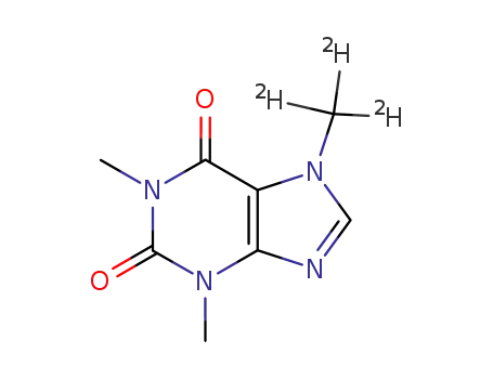 Molecular Structure of 26351-04-2 (CAFFEINE-D3)