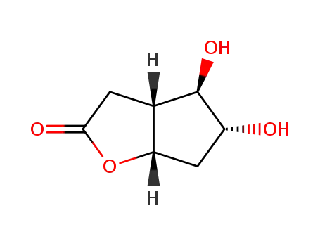 (1S,5S)-6-exo,7-endo-dihydroxy-3-oxo-2-oxabicyclo<3.3.0>octane