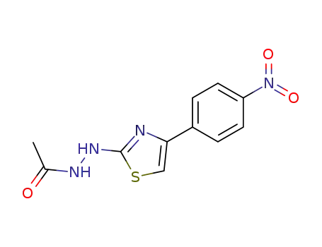 acetic acid-{<i>N</i>'-[4-(4-nitro-phenyl)-thiazol-2-yl]-hydrazide}