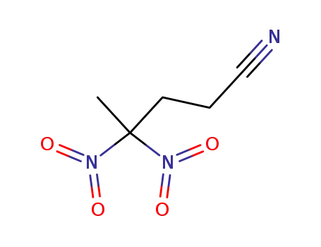 Molecular Structure of 26077-38-3 (4,4-dinitropentanenitrile)