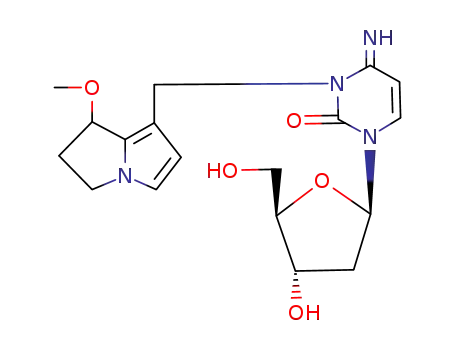 1-((2R,4S,5R)-4-Hydroxy-5-hydroxymethyl-tetrahydro-furan-2-yl)-4-imino-3-(7-methoxy-6,7-dihydro-5H-pyrrolizin-1-ylmethyl)-3,4-dihydro-1H-pyrimidin-2-one