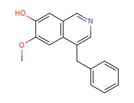 7-Isoquinolinol,6-methoxy-4-(phenylmethyl)- cas  3200-51-9
