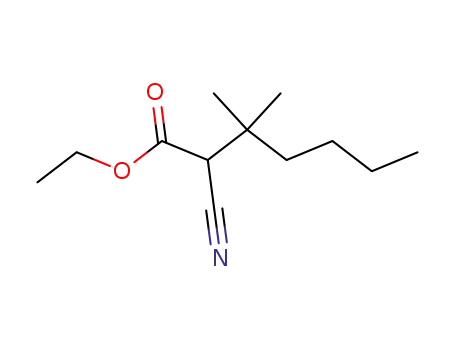 2-cyano-3,3-dimethyl-heptanoic acid ethyl ester
