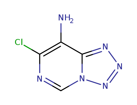 Tetrazolo[1,5-c]pyrimidin-8-amine,7-chloro- cas  3210-38-6