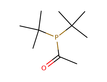 Molecular Structure of 26058-95-7 (Acetylbis(1,1-dimethylethyl)phosphine)