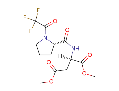 (R)-2-{[(S)-1-(2,2,2-Trifluoro-acetyl)-pyrrolidine-2-carbonyl]-amino}-succinic acid dimethyl ester