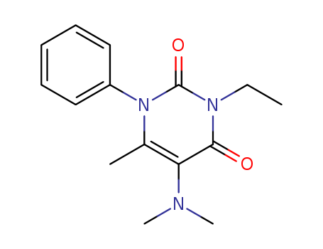 Uracil, 5-(dimethylamino)-3-ethyl-6-methyl-1-phenyl-