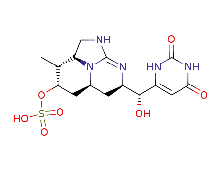 Molecular Structure of 143545-90-8 (CYLINDROSPERMOPSIN)