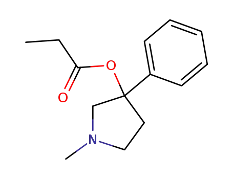 1-methyl-3-phenylpyrrolidin-3-yl propanoate