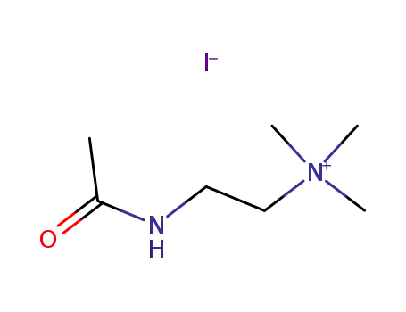 Molecular Structure of 3197-12-4 (2-ACETYLAMINO-ETHYL TRIMETHYLAMMONIUM, IODIDE)
