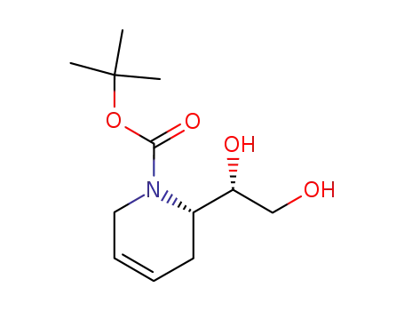 (S)-N-tert-butoxycarbonyl-1-[(S)-1',2',3',6'-tetrahydropyridin-2-yl]-ethan-1,2-diol