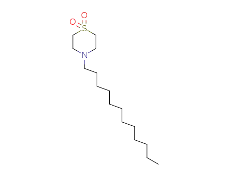 Molecular Structure of 26475-65-0 (4-dodecylthiomorpholine 1,1-dioxide)