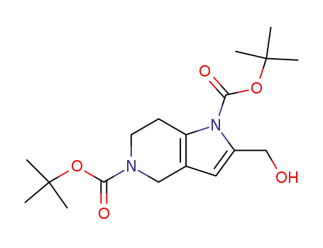 di-tert-butyl 2-(hydroxyMethyl)-6,7-dihydro-1H-pyrrolo[3,2-c]pyridine-1,5(4H)-dicarboxylate