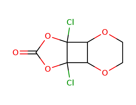 7,8-Carbonyldioxy-7,8-dichlor-2,5-dioxa-bicyclo<4.2.0>octan