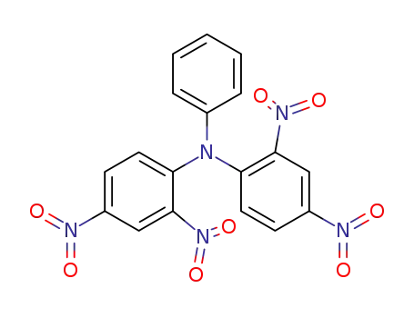 Molecular Structure of 32134-85-3 (Benzenamine, N-(2,4-dinitrophenyl)-2,4-dinitro-N-phenyl-)