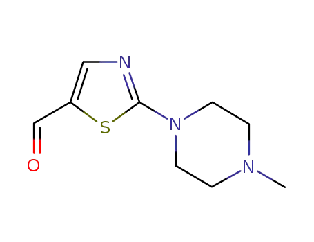 Molecular Structure of 320423-50-5 (2-(4-METHYLPIPERAZIN-1-YL)THIAZOLE-5-CARBOXALDEHYDE)
