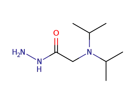 Molecular Structure of 2644-35-1 (2-(dipropan-2-ylamino)acetohydrazide (non-preferred name))