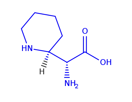 Molecular Structure of 260057-65-6 (2-Piperidineaceticacid,alpha-amino-,(alphaS,2S)-(9CI))