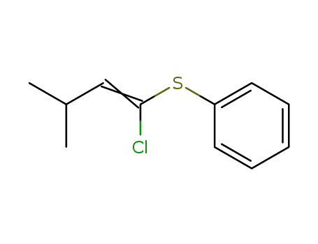 ((Z)-1-Chloro-3-methyl-but-1-enylsulfanyl)-benzene