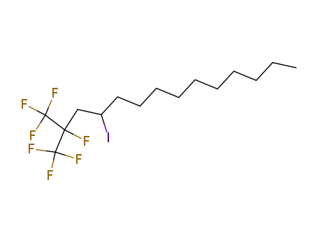Molecular Structure of 125081-39-2 (1,1,1,2-tetrafluoro-2-(trifluoromethyl)-4-iodotetradecane)