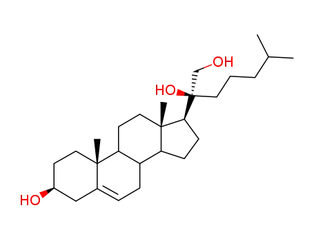 Molecular Structure of 26273-31-4 (20,21-dihydroxycholesterol)